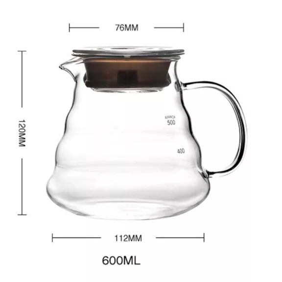 AVX RIO V60 Glass Coffee Jug  S-580ml