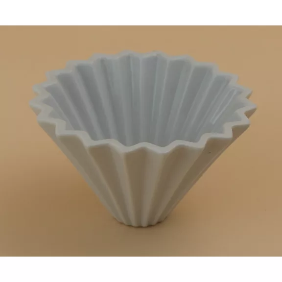 AVX-CDC001--2 Personal Ceramic Dripper+Wooden Holder-White