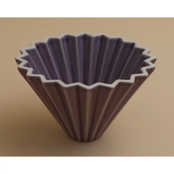 AVX-CDC001--2 Personal Ceramic Dripper+Wooden Holder-Purple