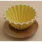 AVX-CDC001--2 Personal Ceramic Dripper+Wooden Holder-Yellow
