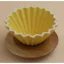 AVX-CDC001--2 Personal Ceramic Dripper+Wooden Holder-Yellow