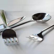 Loveramics Chateau 18cm Cupping Spoon (Metallic)