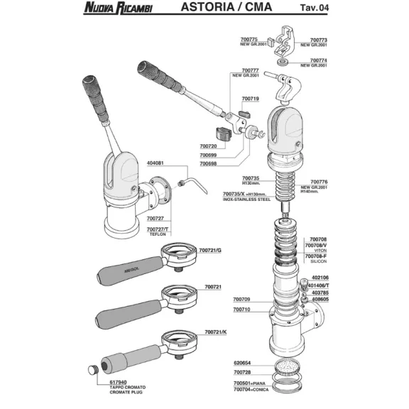 IMS Bezzera-Astoria CMA Shower