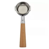   AVX 4022ZB AVX-Lelit 58mm Bottomless Portafilter with Beach wood Handle