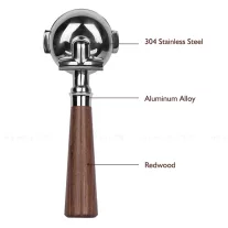   AVX 4026 2-  Filter Holder Handle for Lelit-AVX-E61 Coffee Machine with Redwood Handle