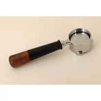   DD51BL Delonghi Dedica 51mm  Bottomless Filter Holder with Alu+Redwood Handle +16g Precision filter basket