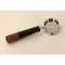 DD51BL Delonghi Dedica 51mm  Bottomless Filter Holder with Alu+Redwood Handle +16g Precision filter basket