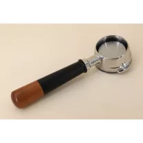   E61-58BL AVX-Lelit-E61 58mm Bottomless Portafilter with Alu+Redwood Handle  +16g Precision filter basket