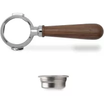 Lelit PLA580W 58mm Bottomless Portafilter Wooden Handle