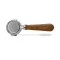 Lelit PLA580M 58mm Bottomless Portafilter White Zebra Wooden Handle