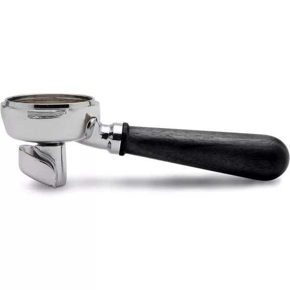 Lelit PLA582B 58mm Filter Holder with Black Wooden Handle
