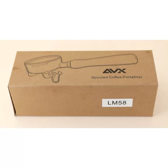 LM58 La Marzocco szűrőtartó kar ALU+Redwood nyéllel +16g-os Precíziós szűrőkosár