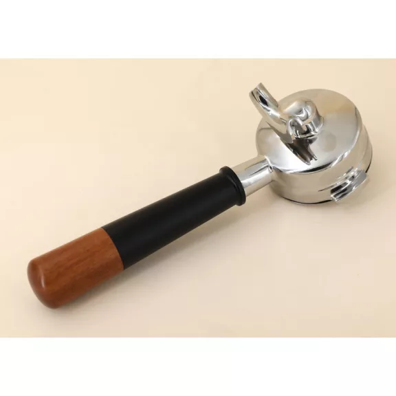 LM58 La Marzocco szűrőtartó kar ALU+Redwood nyéllel +16g-os Precíziós szűrőkosár