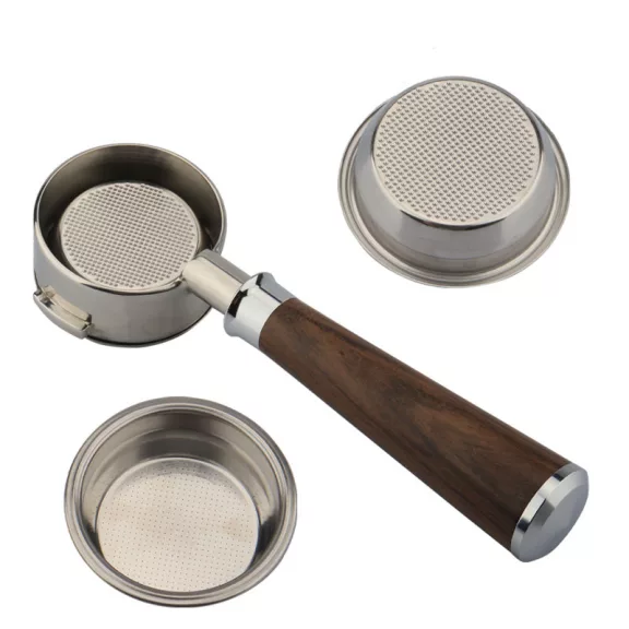 Saeco 4177 58mm Bottomless Portafilter with Blackwood Handle