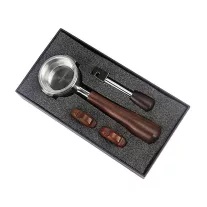   For Saeco Coffee Machine Wooden Upgrading Knob set + Wooden Filter Holder Handle
