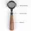 Sage 4119 68/58mm Open Filter Holder Handle with Redwood Handle