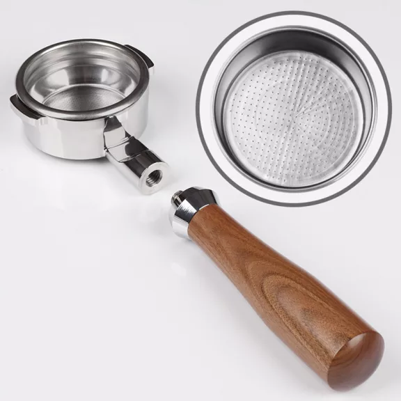 Sage 4119 68/58mm Open Filter Holder Handle with Redwood Handle