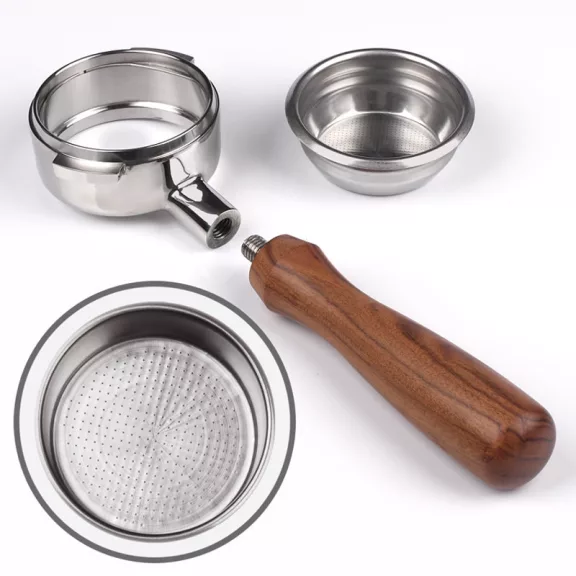 Simonelli 4152 58mm Bottomless Portafilter with Redwood Handle