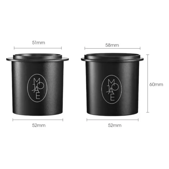 AVX 8I104 51mm-Stainless Steel Coffee Dosing Cup Black