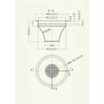 AVX CX51R-02 51mm 20g Convex Precíziós szűrőkosár