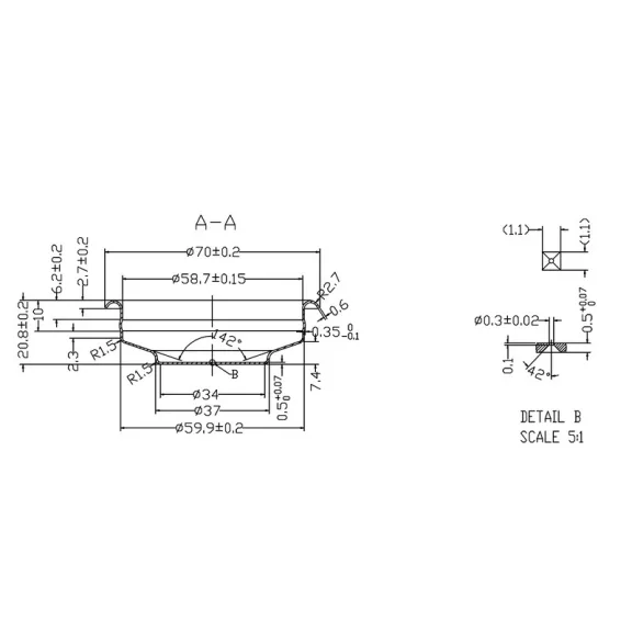 AVX 707R 7g 58mm Simple Precision Filter Basket