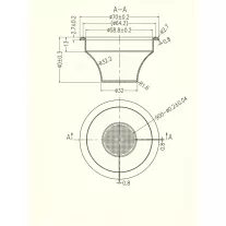 AVX CX58-02 58mm 20g Convex Precíziós szűrőkosár