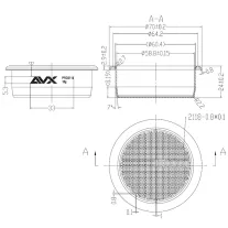AVX PRO 2118 58mm 18g Precision Filter Basket