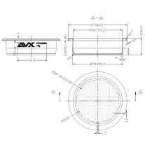 AVX PRO 888S 58mm 10g Precision Filter Basket