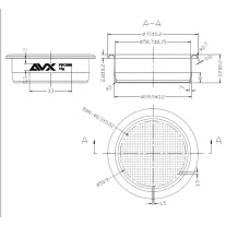 AVX PRO 888 58mm 15g Precision Filter Basket