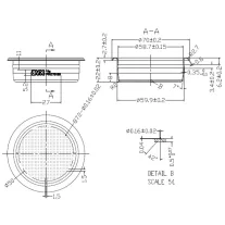 AVX PRO-X 7015R  58mm 15g-os Precíziós Szűrőkosár