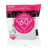 Hario V60-01 Dripper flex filter Paper 100pcs