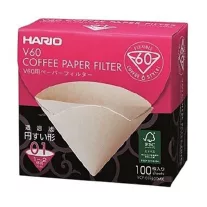   Hario V60-01 Misarashi flex Filter Paper Browm 100pcs/ in Paper Box