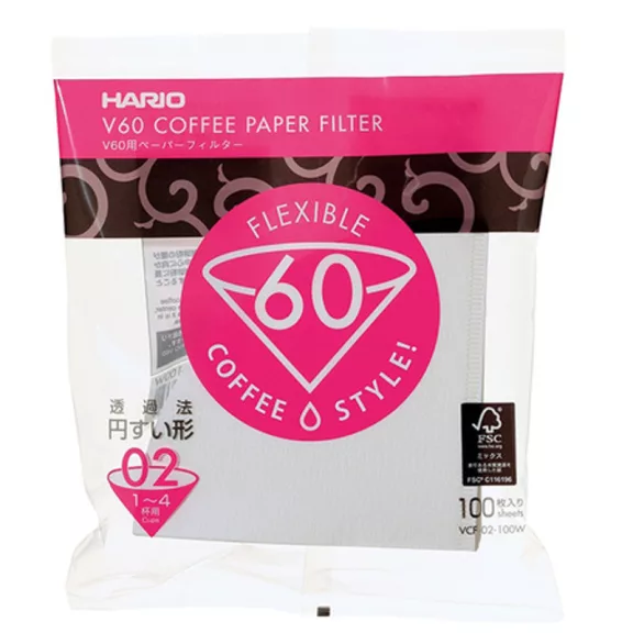 Hario V60-02 Dripper filter Paper 100pcs