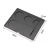 AVX HA023 Silicon Tamper Mat 240 x 190 mm Black