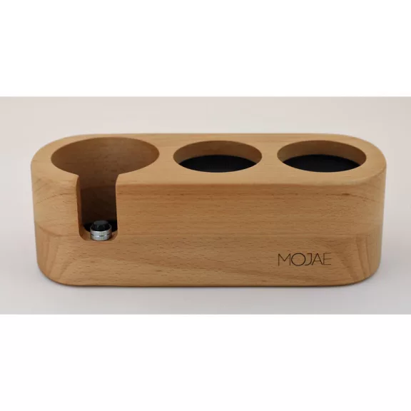 AVX 9J13 Coffee Tamper Stand Portafiler Holder 51-53mm Beach Wood