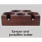 AVX 9J19 Coffee Tamper Stand Portafiler Holder 58mm Black Walnut Wood