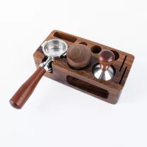 AVX 4010 tamper + szűrőkar tartó-51mm Black Walnut Wood