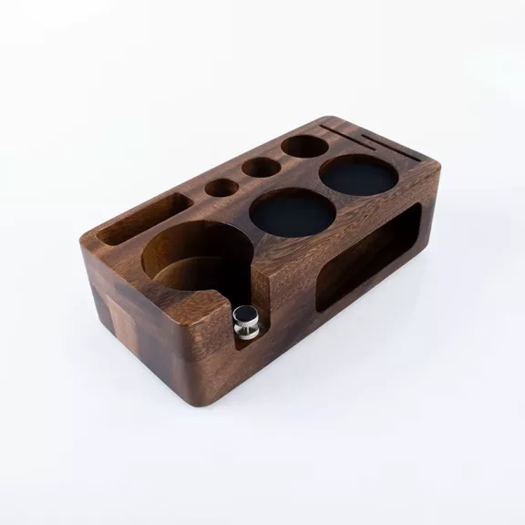 AVX 4010 tamper + szűrőkar tartó-51mm Black Walnut Wood