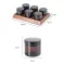 AVX 20U21 6pcs Glass Coffee Bean Holder