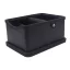 AVX 2047B Stainless Steel Coffee Knock Box 180*235*120mm-Black