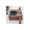 AVX 9J35 Walnut Black Wood Coffee Filter Holder Knock Box 58mm