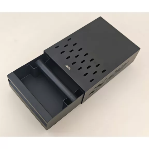 AVX HX2023 Stainless Steel Coffee Knock Box Drawer Black 250x180x80 mm