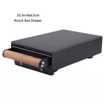   AVX HX2063 Stainless Steel Coffee Knock Box Drawer Black 220x140x66 mm