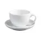 Ancap Open Cappuccino 180ml Cup+Saucer White