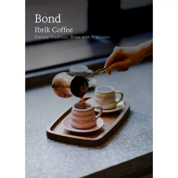 Loveramics Bond Ibrik Coffee Cup 110ml + Saucer Pink