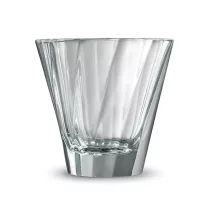   Loveramics Urban Glass 180ml Twisted Cappuccino Glass-Transparent