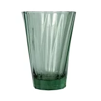 Loveramics Urban Glass 360ml Twisted Café Latte Glass-Green