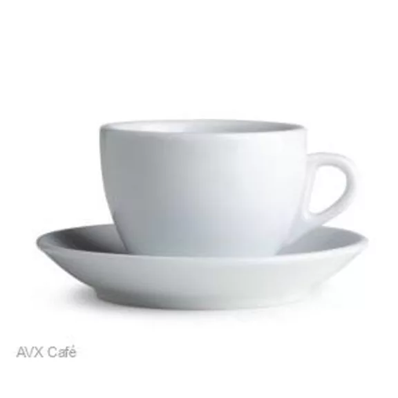 Nuova Point Palermo Cappuccino 200ml Cup+Saucer White Nuova Point Palermo Cappuccino 200ml Cup+Saucer White