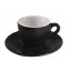 Nuova Point Palermo Caffé 56ml Cup+Saucer Black