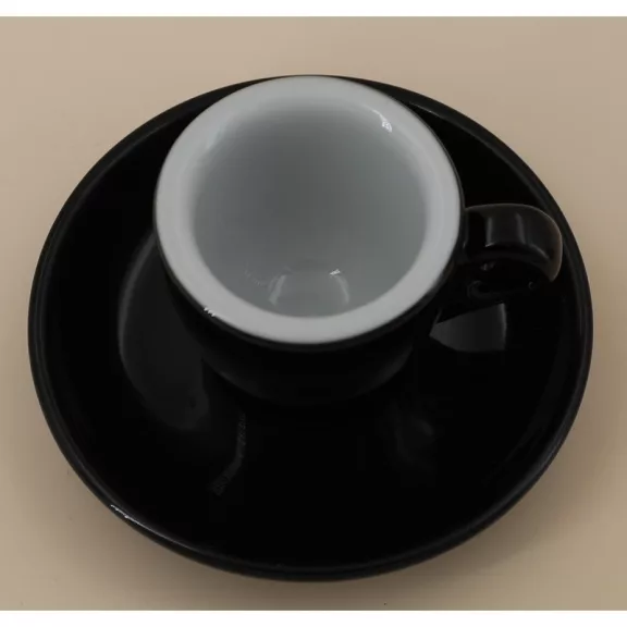 Nuova Point Palermo Caffé 56ml Cup+Saucer Black